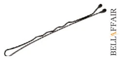 Comair Pinces à Cheveux Pretty Fashion Ondulées 59mm 500 Pc